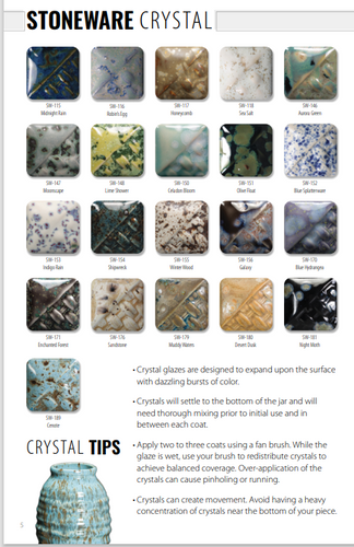 Mayco Stoneware Crystal